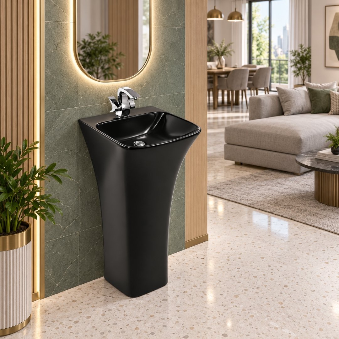 ACME - Black One Piece Basin Wash Basin - My Home Studio